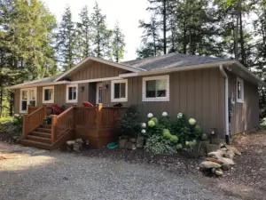 Landscaping and garden plantings really bring this property together, following completion of construction work on the cottage.