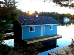 The dock has been re-built by Port Sandfield Dockworks.