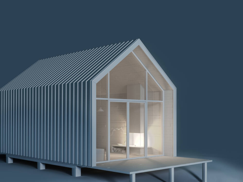 A home design optimized for solar gain with glazing exclusively on the South gable end wall will be energy-efficient and may qualify as a certified Passive House.